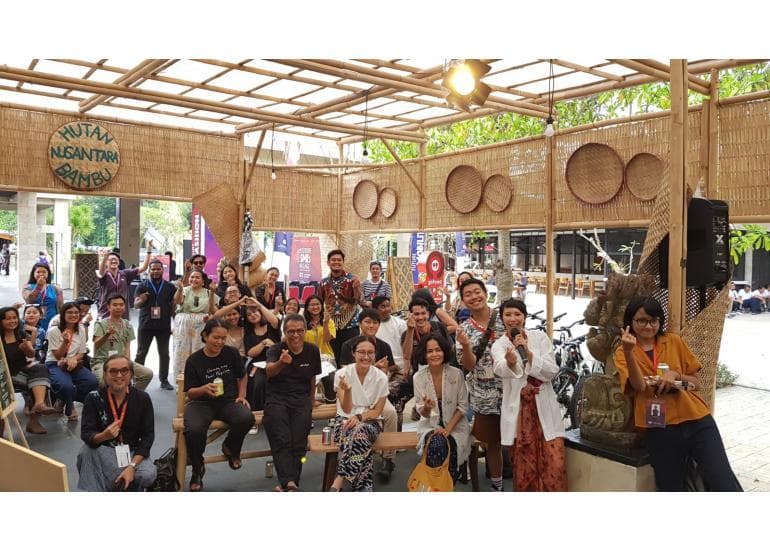 Bamboo Forest For G20 Jadi Semangat Indonesia Pimpin Upaya Penurunan Emisi Karbon