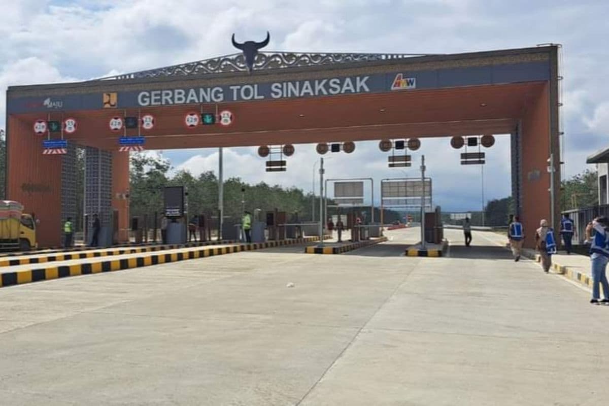 Jalan Tol Sinaksak-Simpang Panel Siap Beroperasi Pada Nataru 2025-2026