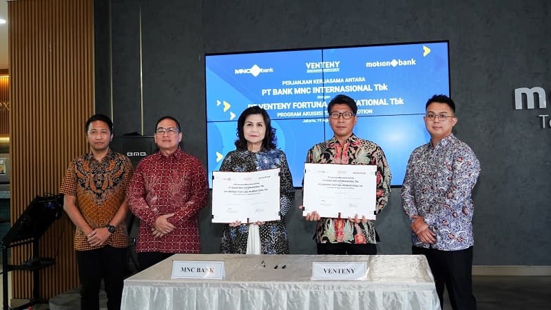 VENTENY dan MNC Bank Jalin Kolaborasi Strategis untuk Akselerasi Pertumbuhan VENTENY Employee Super App dan Tabungan Motion