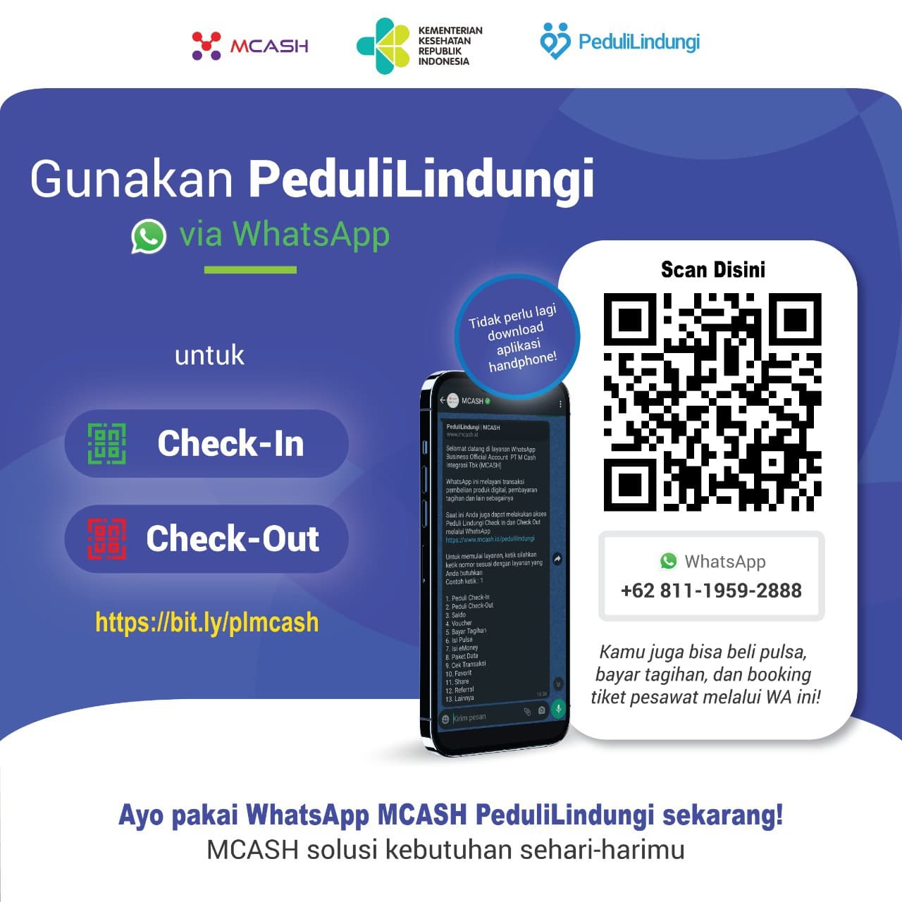 Lengkapi Fitur PeduliLindungi, Kemenkes RI Gandeng MCAS