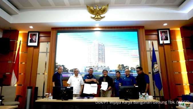 WEGE Teken Kontrak Pekerjaan Pembangunan Tower UNDIP Tembalang Senilai Rp213 Miliar