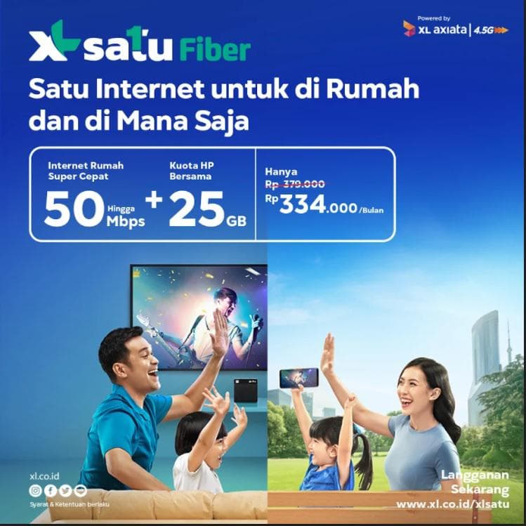 EXCL Rilis ‘XL SATU Fiber’, Layanan Konvergensi Pertama di Indonesia