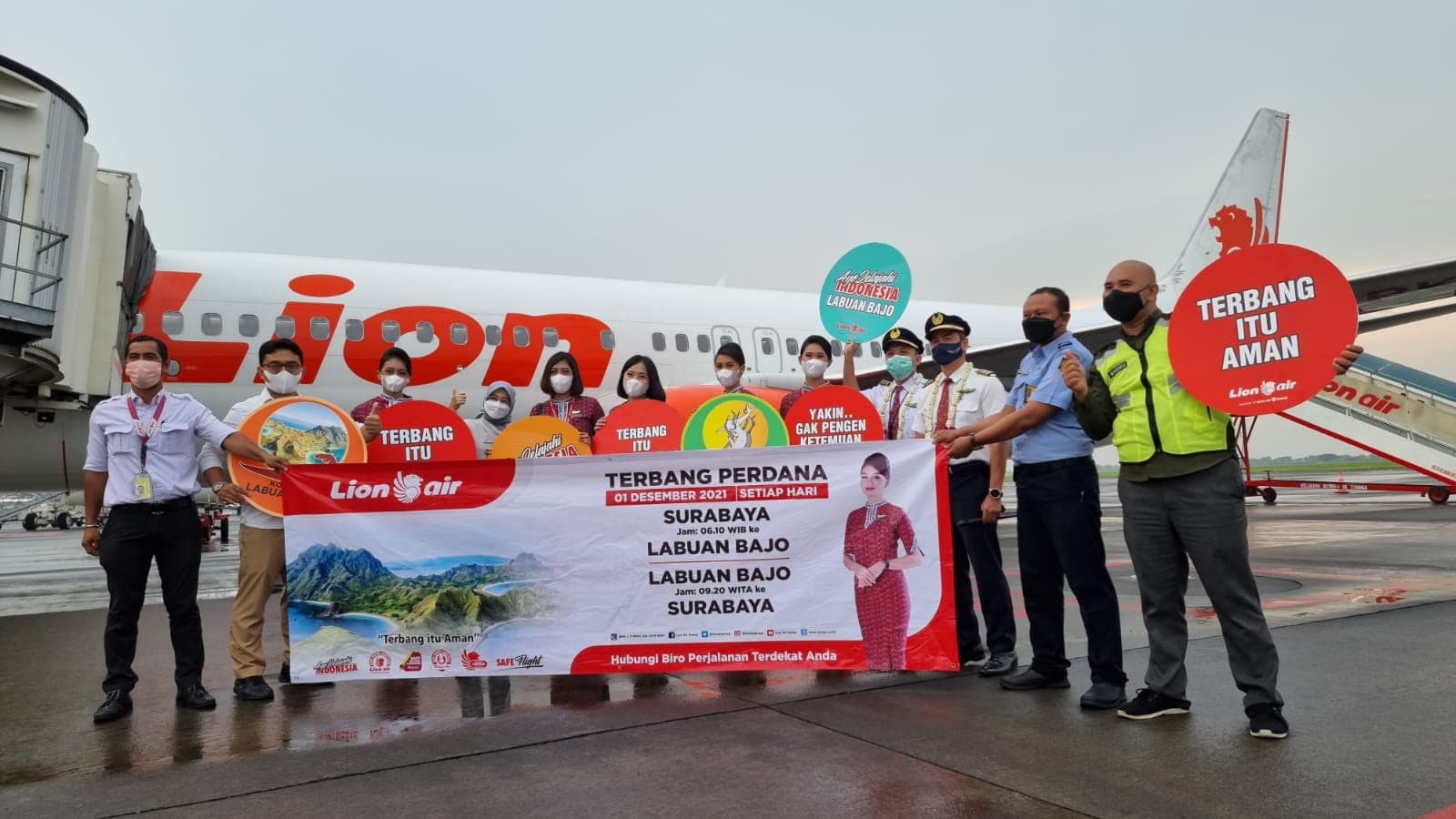 Lion Air Buka Penerbangan Surabaya - Labuan Bajo