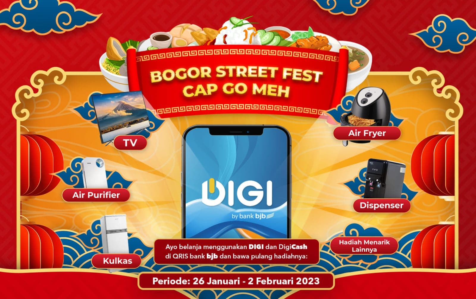 BJBR Turut Meriahkan Bogor Street Festival Cap Go Meh 2023