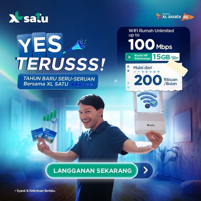 XL SATU Lite Hadir Lagi, Tawarkan Solusi Internet Rumah Nirkabel