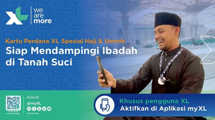 XL Axiata Hadirkan Paket Umroh Plus bagi Pelanggan XL Prabayar yang Beribadah Umroh di Tanah Suci