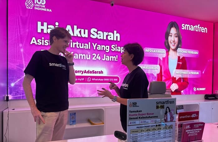 Telko Masuk Era GenAI: Sarah Hadir Jadi Teman Digital Baru Pelanggan Smartfren