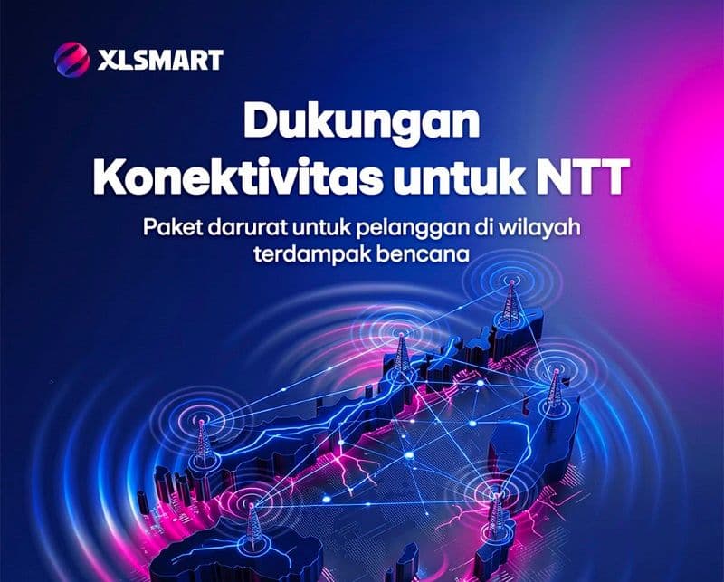 XLSMART Kebut Pulihkan BTS Terdampak Gempa NTT, Tinggal 5 BTS yang Masih Terdampak