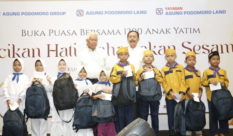 Yayasan Agung Podomoro Land Salurkan Donasi Ramadan kepada Ribuan Anak Yatim
