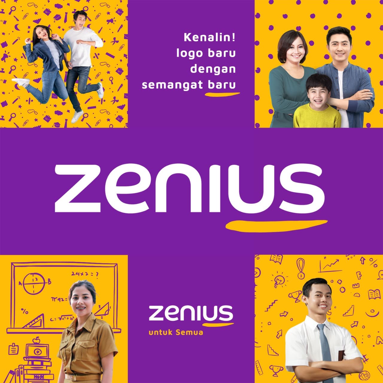 Platform Edukasi Digital Zenius Luncurkan Logo dan Inovasi Baru