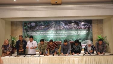 Dukung Mitigasi Perubahan Iklim, Pelindo Teken MOU Lindungi Ekosistem Karbon Biru