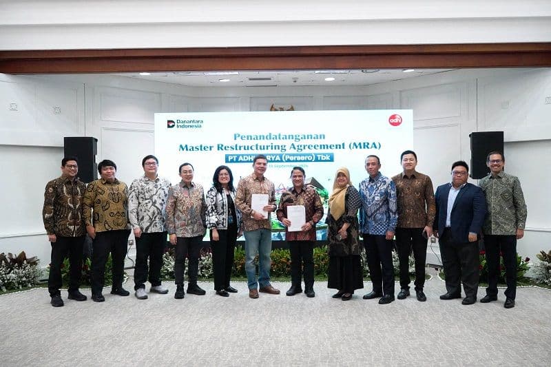 ADHI Karya Masuki Tahap Implementasi Restrukturisasi melalui Penandatanganan Master Restructuring Agreement