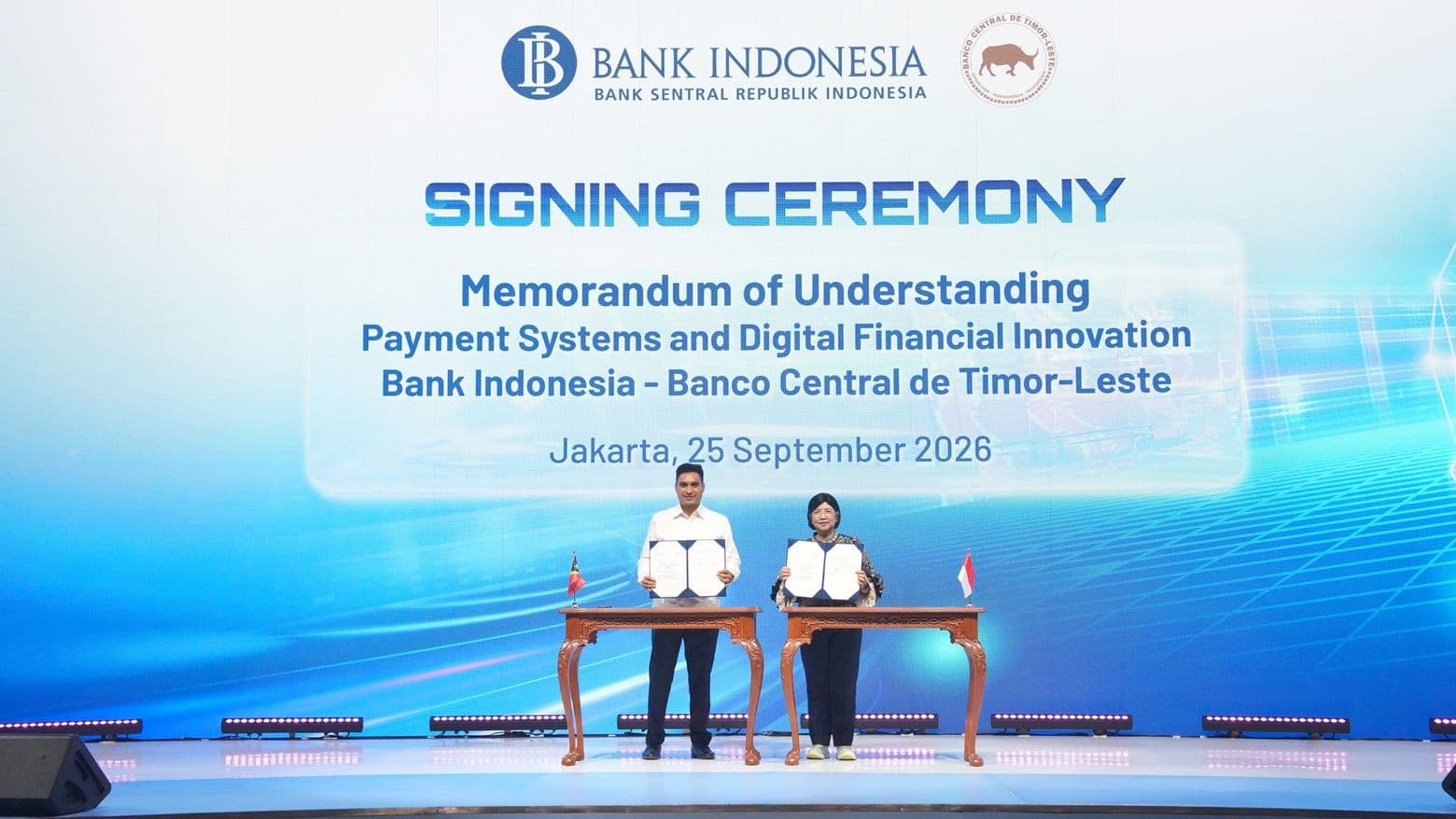 BI dan Banco Central de Timor-Leste Perkuat Kerjasama Sistem Pembayaran dan IKD