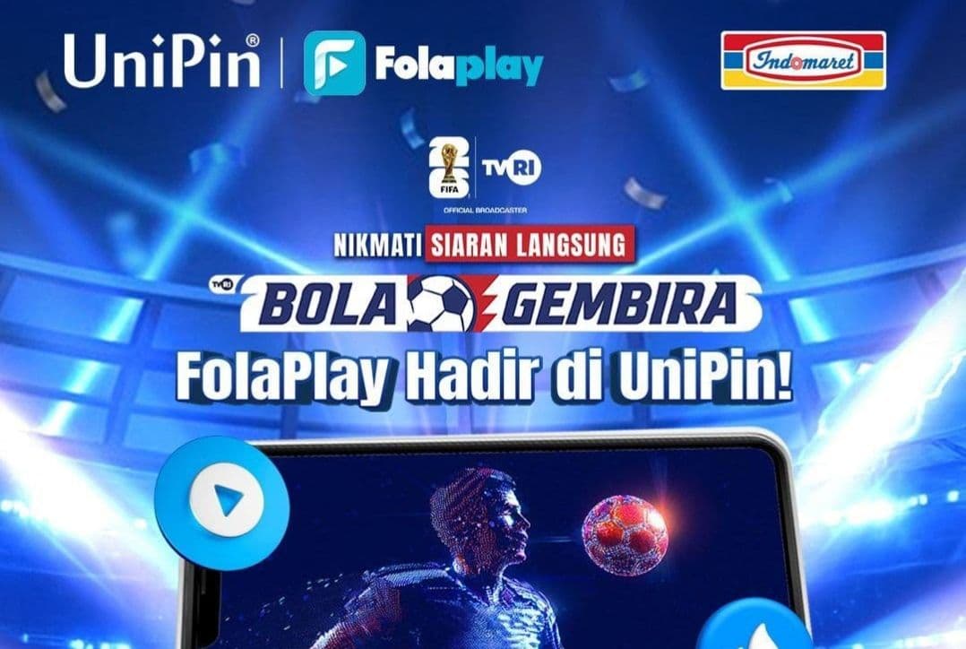 Folago Gaet UniPin jadi Mitra FolaPlay untuk Siaran Piala Dunia
