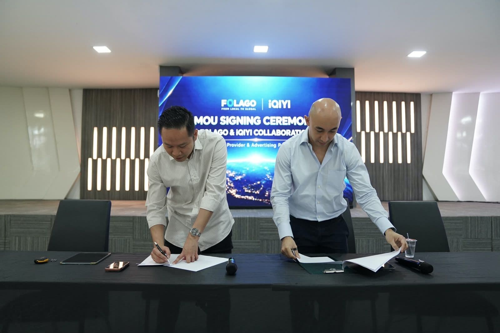 Folago Nusantara Gandeng iQIYI International Perkuat Konten dan Ekosistem Digital