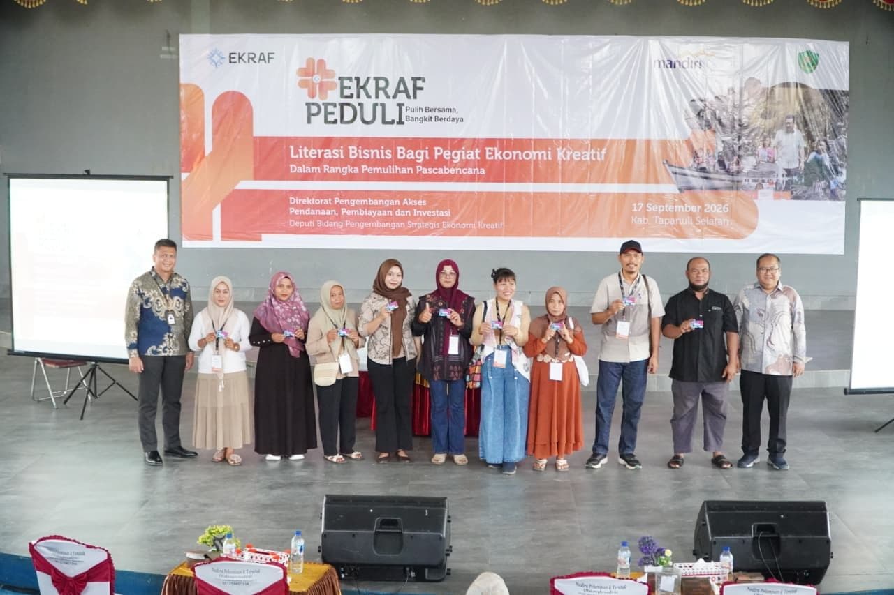 Kementerian Ekraf Buka Akses Pembiayaan Pelaku Usaha Kreatif Tapanuli Selatan