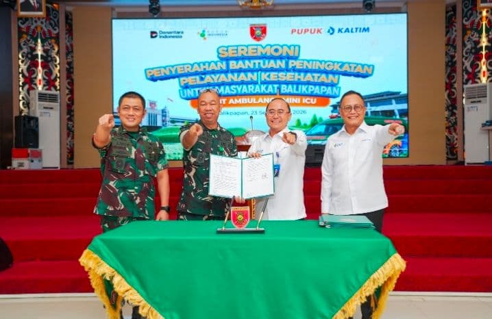 Pupuk Kaltim Hibahkan Mini ICU untuk Perkuat Pelayanan Kesehatan di Balikpapan