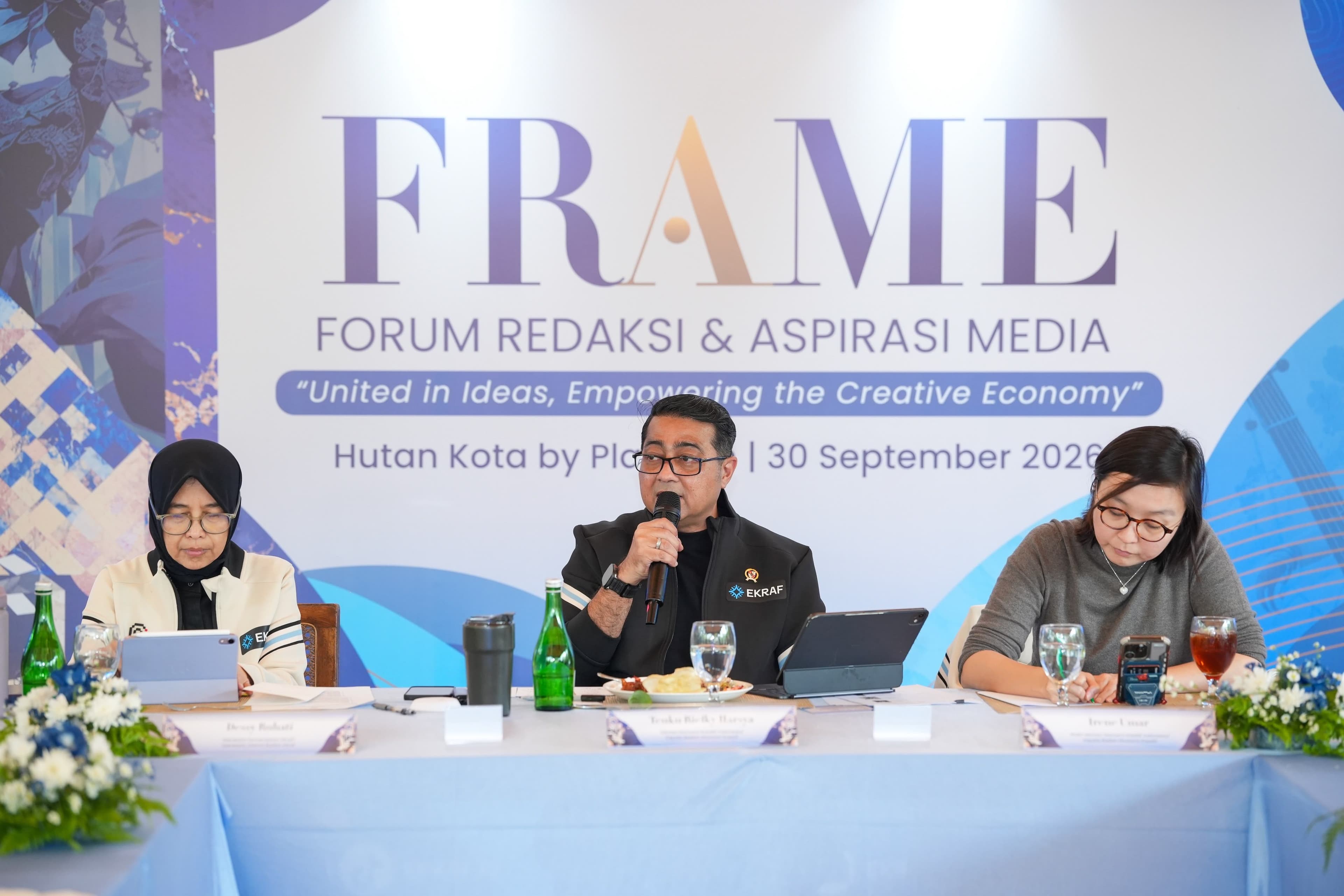 Menteri Ekraf Hadirkan FRAME Perkuat Pemahaman Ekonomi Kreatif