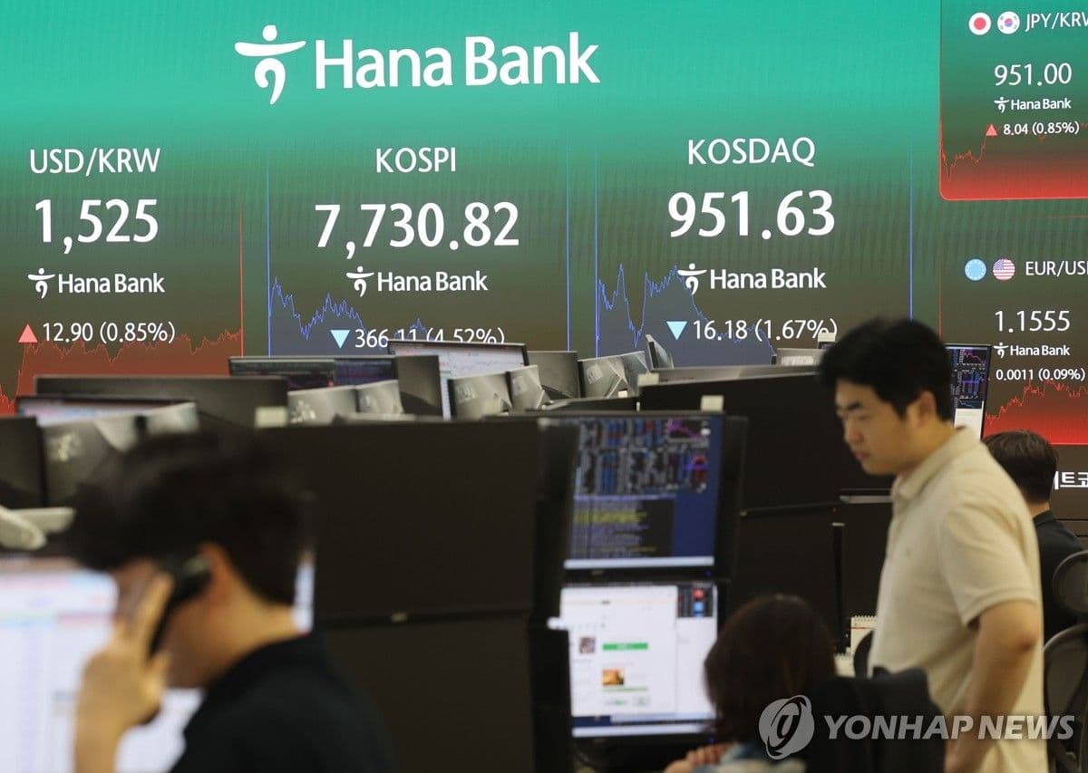 Indeks Kospi Anjlok 4,52 Persen