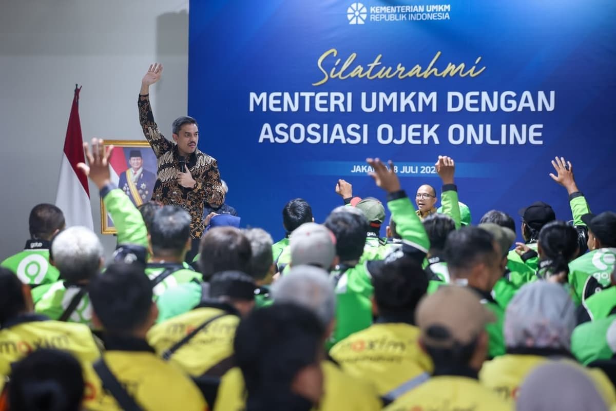 Menteri UMKM: Mayoritas Pengemudi Ojol Pilih Jadi Bagian dari Usaha Mikro
