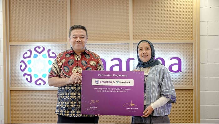 Amartha dan Hana Bank Jalin Kolaborasi untuk Tingkatkan Inklusivitas Permodalan Bagi UMKM Perempuan