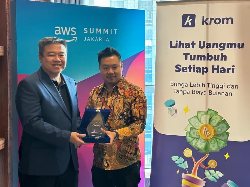 Percepat Inovasi Perbankan Digital di Indonesia, Krom Bank Manfaatkan AWS Cloud