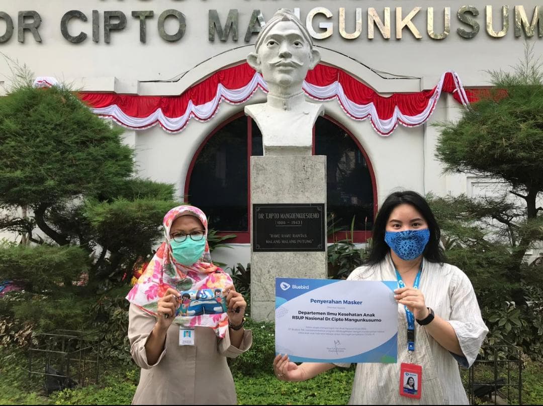 BIRD Selenggarakan Program Donasi Masker ke Anak-anak yang Membutuhkan
