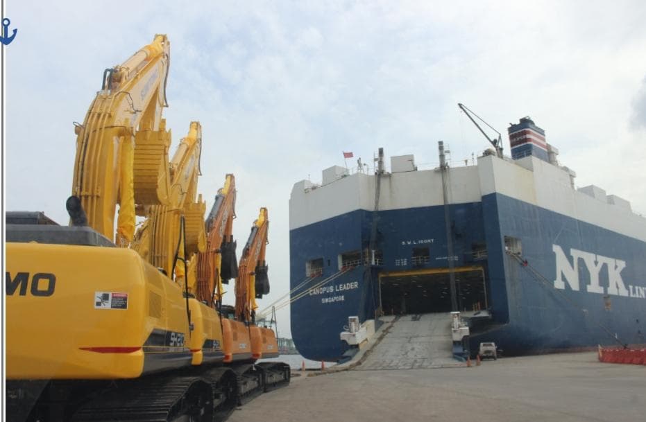 Bongkar Muat Alat Berat di Terminal IPCC Terus Meningkat pada Semester I 2021