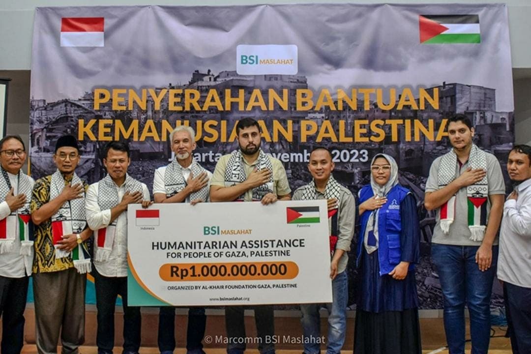 BSI Maslahat Salurkan Bantuan Kemanusiaan Untuk Palestina