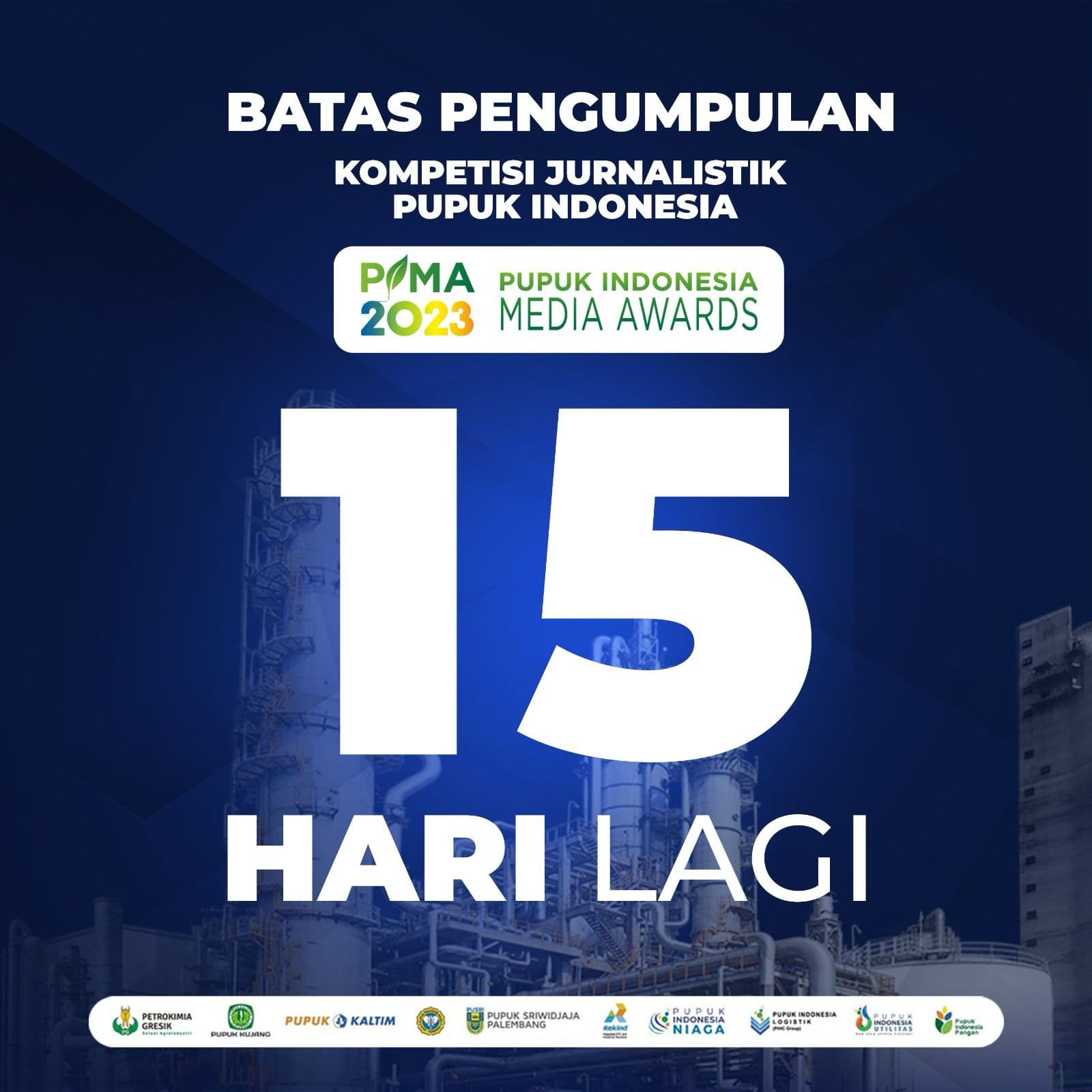 Pupuk Indonesia Kembali Selenggarakan Kompetisi Jurnalistik 2023