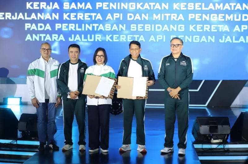 KAI-Grab Jalin Kerja Sama Tingkatkan Keselamatan Pengguna Perjalanan