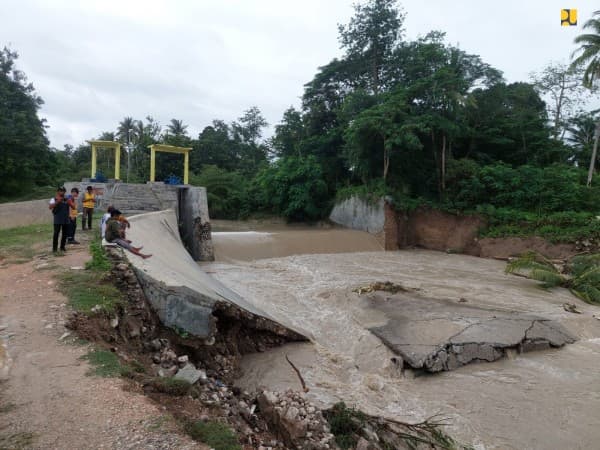 Kementerian PUPR Lakukan Penanganan Kerusakan Bendung Oesao di Kupang