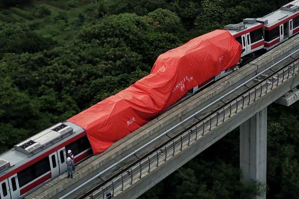 Kereta LRT Tabrakan Saat Uji Coba, Begini Penjelasan Bos INKA