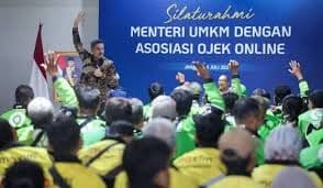 Menteri UMKM Ungkap Alasan Mayoritas Pengemudi Ojol Lebih Pilih Jadi Pengusaha Mikro