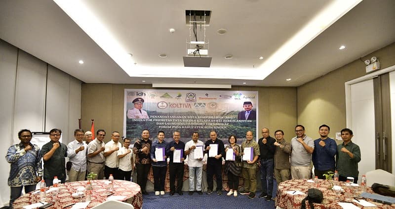 KOLTIVA Dukung Pemerintah dan 10 Mitra Pembangunan Tandatangani Nota Kesepakatan untuk Tata Kelola Kelapa Sawit Berkelanjutan 2024-2026