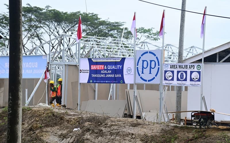 Danantara - PTPP Jalin Kolaborasi Perkuat Pemulihan Pascabencana di Aceh Tamiang melalui Pembangunan Hunian Sementara