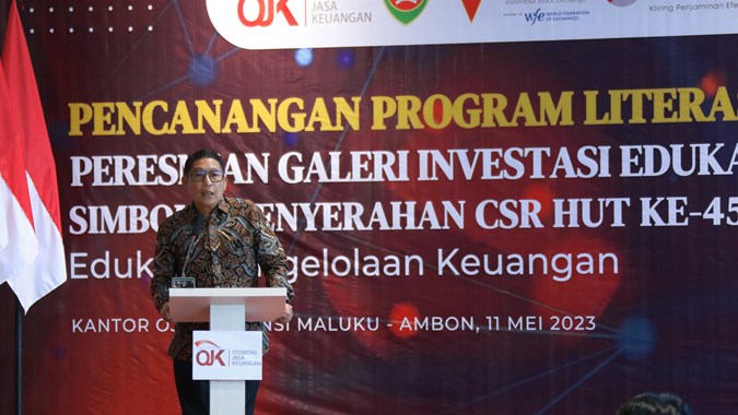 OJK Perkuat Literasi dan Inklusi Pasar Modal di Manado