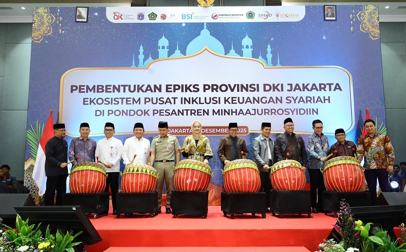 Perkuat Ekosistem Ekonomi Syariah di DKI Jakarta, OJK Resmikan EPIKS di Pondok Pesantren Minhaajurrosyidiin, Jakarta Timur
